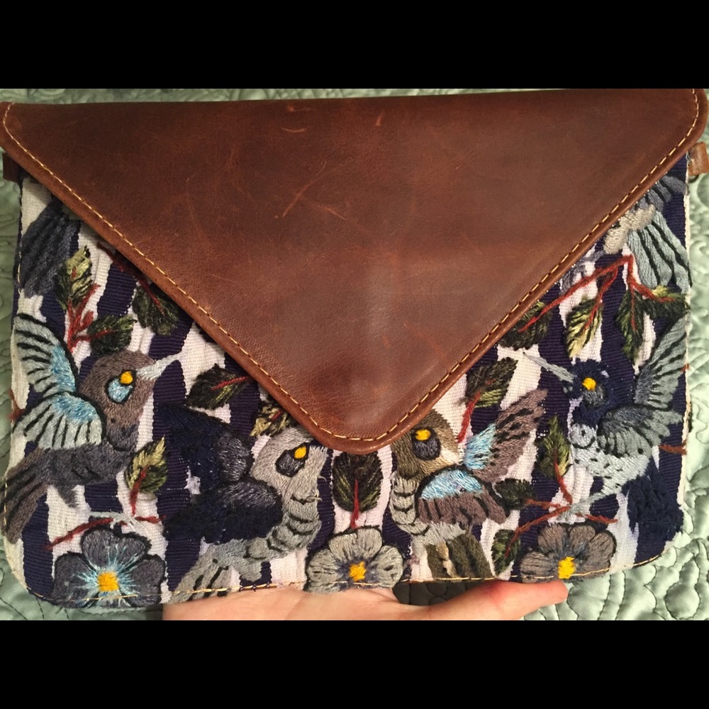 My Ethical Wardrobe Huipil Bird Clutch/Crossbody